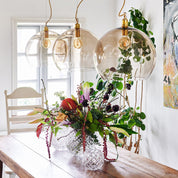 Rowan Pendant Light W390mm Glass Matt Silver