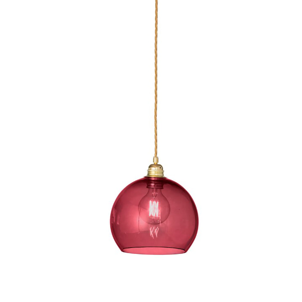 Rowan Pendant Light W220mm Glass Matt Gold
