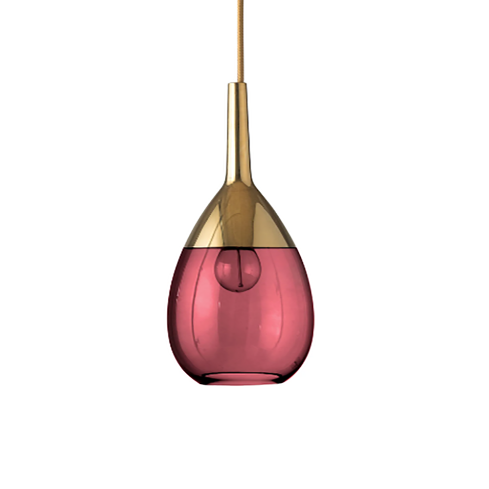 Lute Pendant Light W140mm Glass
