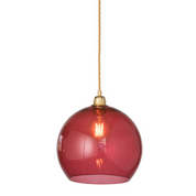 Rowan Pendant Light W280mm Glass Matt Gold