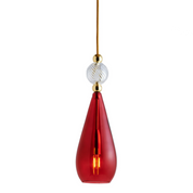 Smykke Pendant Light W125mm Glass Swirl Ball