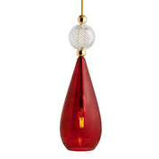 Smykke Pendant Light W180mm Glass Swirl Ball