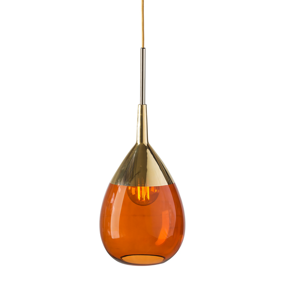 Lute Pendant Light W220mm Glass
