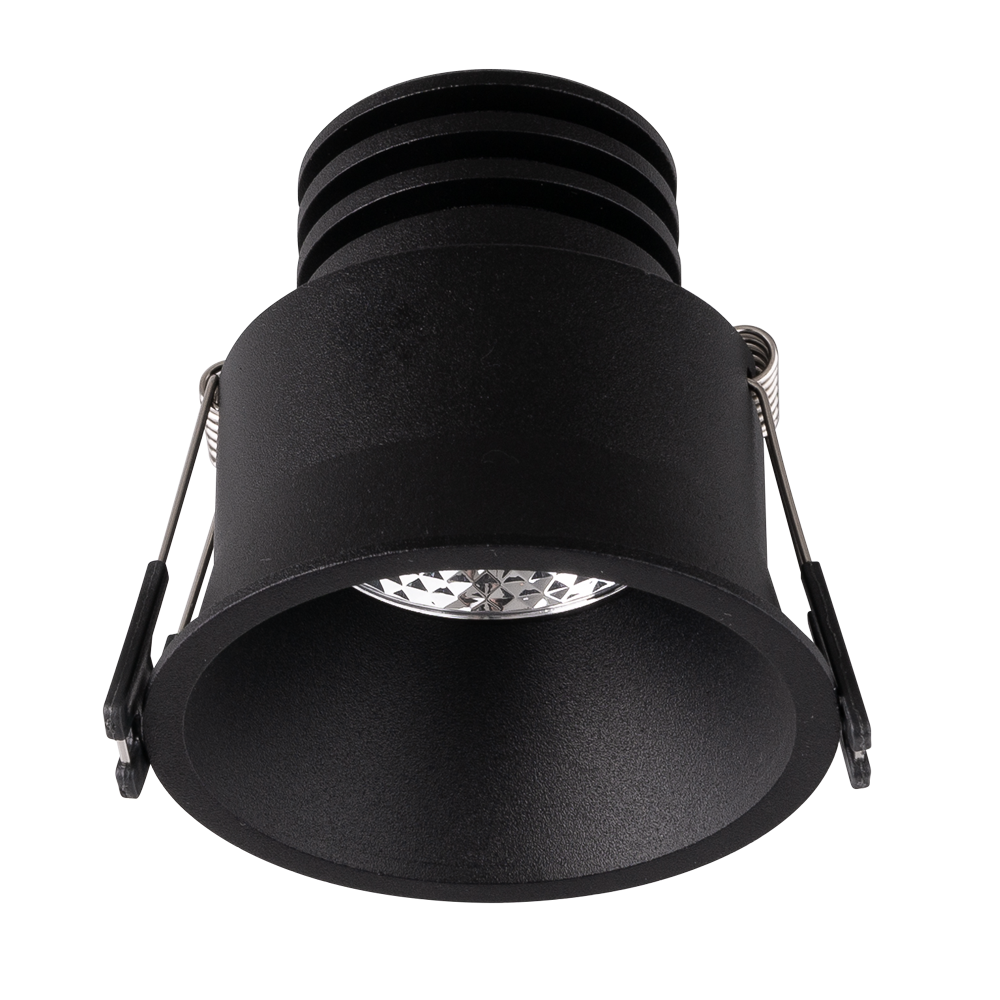 Unifit Fixed Recessed LED Downlight 10W Black Aluminium 3 CCT