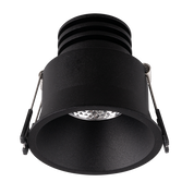 Unifit Fixed Recessed LED Downlight 10W Black Aluminium 3 CCT