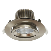 Ecostar Recessed LED Downlight 9W Satin Nickel Aluminium 3 CCT