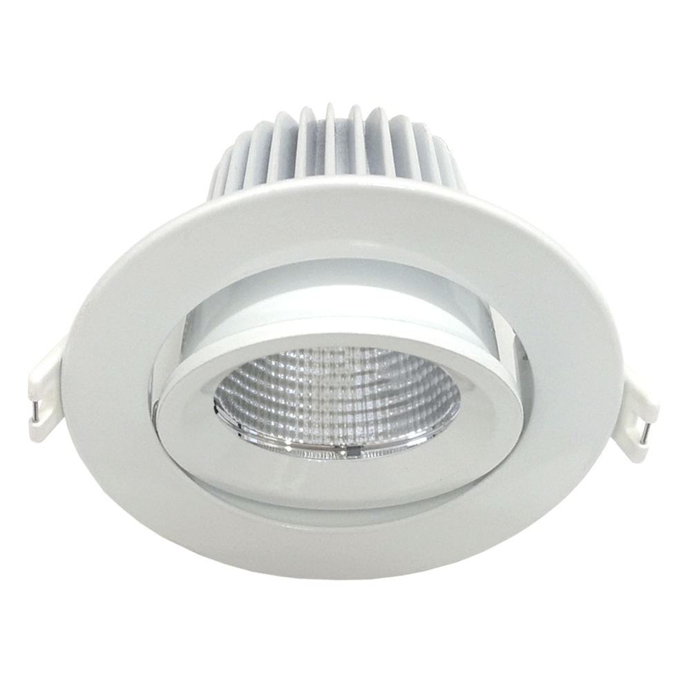Ecostar Recessed LED Downlight 9W White Aluminium 3 CCT