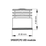 Unifit Recessed LED Downlight W102mm 10W Black Aluminium 3 CCT