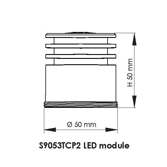 Unifit Recessed LED Downlight W102mm 10W White Aluminium 3 CCT