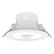 Clare Recessed LED Downlight With Sensor 10W White Polycarbonate 3 CCT