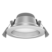 PREMIER S9071TC Round Dimmable LED Downlight Silver 10W TRI Colour