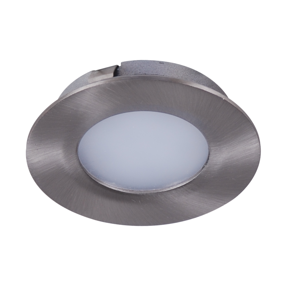 ANOVA S9105 Recessed LED Cabinet Light Satin Nickel 12V 4W 3000K