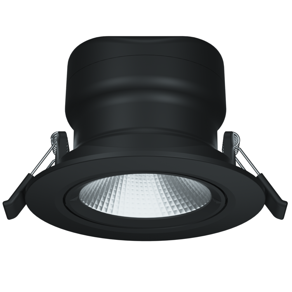 Coolum Recessed LED Downlight 6W Black Aluminium 3 CCT