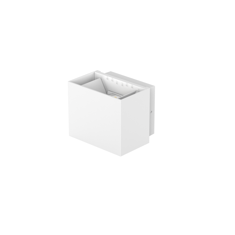 CUBE II S9320 Surface Mounted Exterior LED Wall Light White 10W 3000K IP65