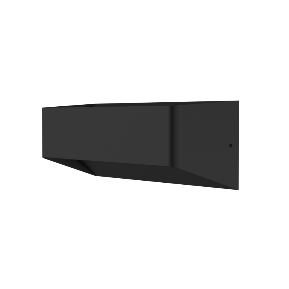 LOUNGE III S9327 Architectural Exterior LED Wall Light Black 18W 3000K