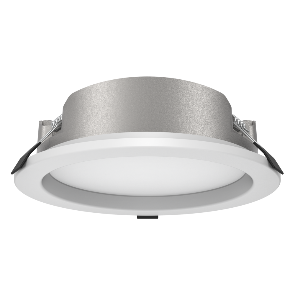 EXMOUTH S9523TC Recessed LED Round Shop Light Silver 28W/40W TRI Colour