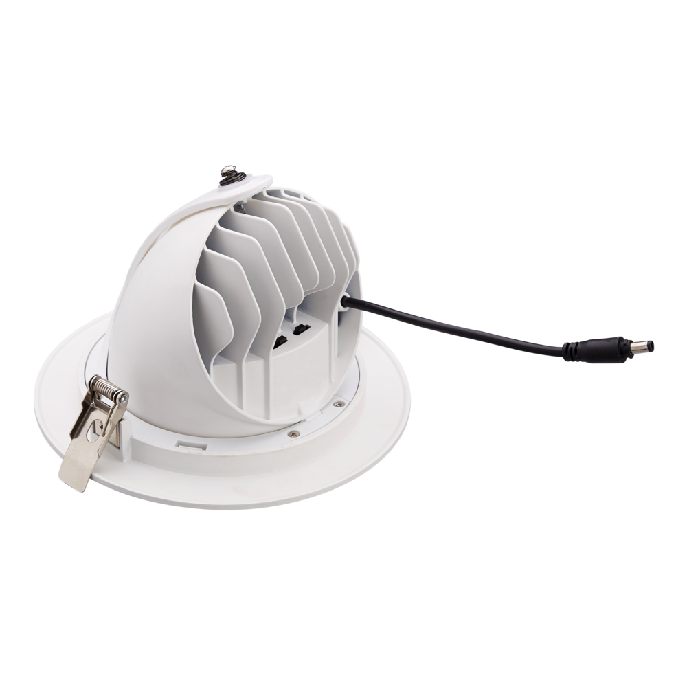 Newman Recessed LED Downlight White Aluminium 3 CCT