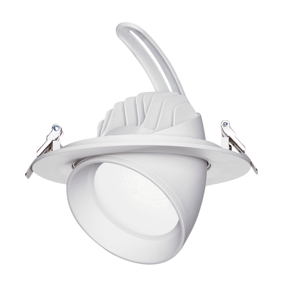 Newman Recessed LED Downlight White Aluminium 3 CCT