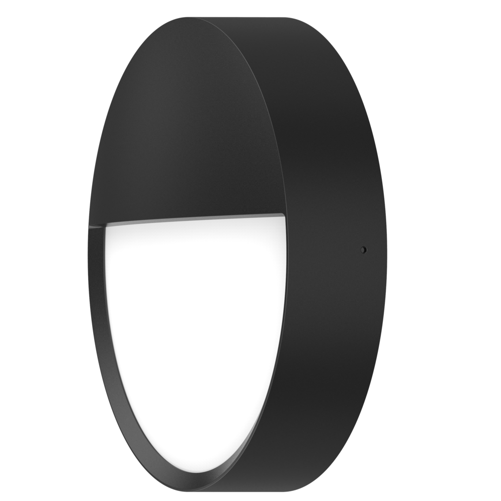 COOPER II SE7182TC Round Eyelid LED Bunker Light Black 12W TRI Colour IP65