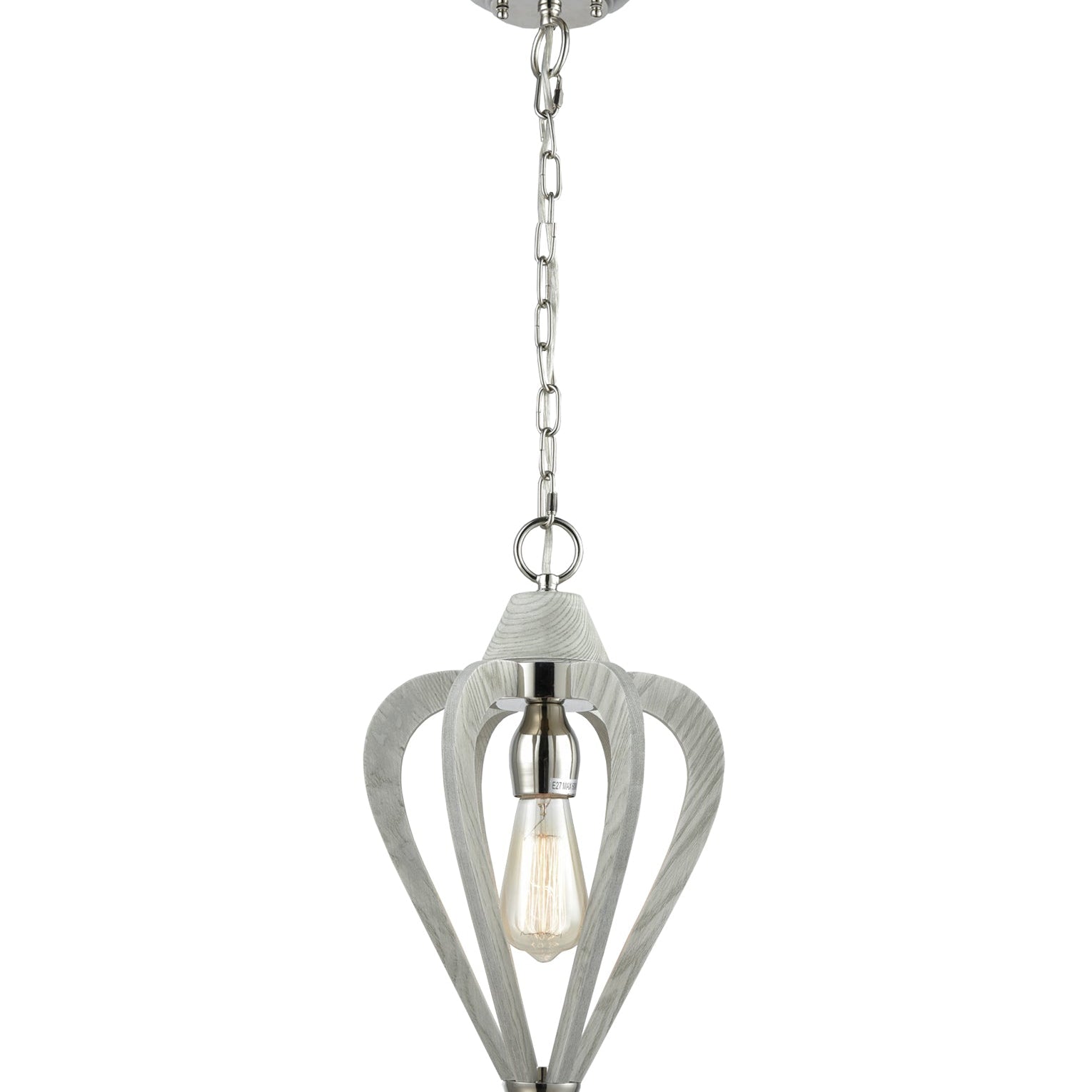  Winter Moss Wood Pendant Light