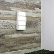 TRIO White - IP65 Premium Outdoor Bulkhead 32x18cm