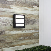 LARGO Black - IP65 Premium Outdoor Bulkhead 24x24cm