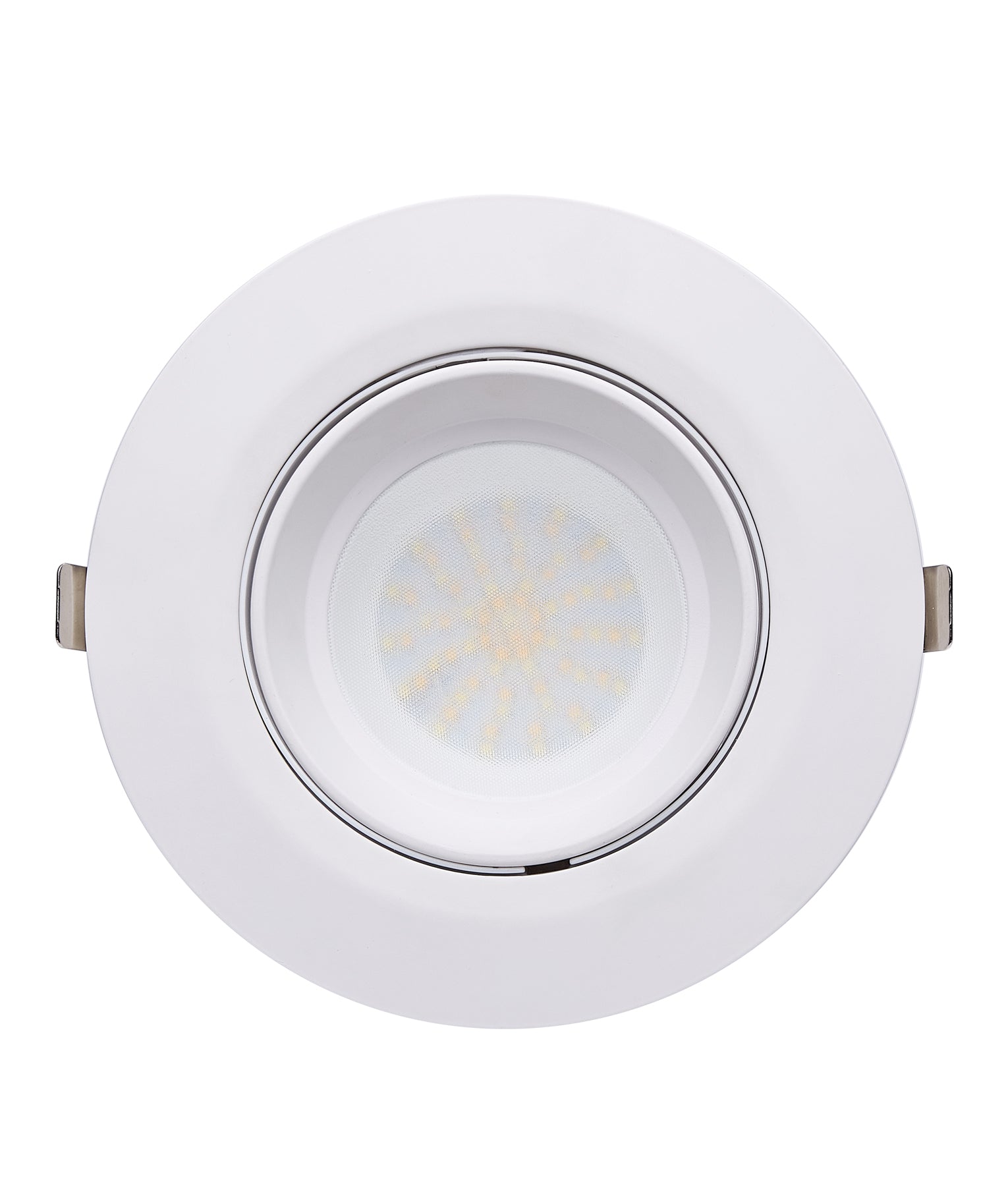 SHOPTRI01: LED Dual Power & Tri-CCT Gimbal White Recessed Shop Lighter