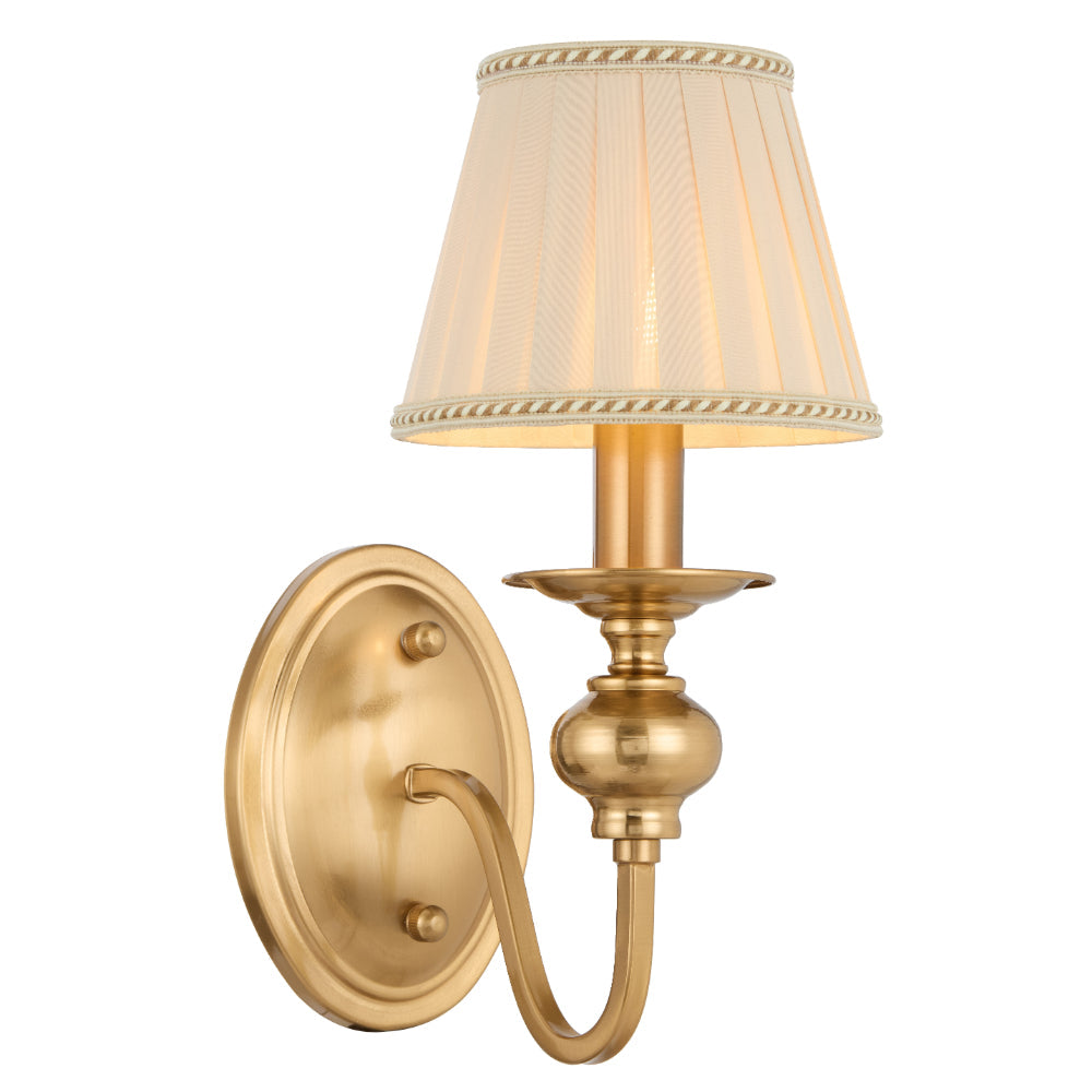 SIEDEL 1 LIGHT WALL LIGHT W/SHADE