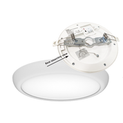 FRISBEE SL2104TC LED Oyster Multiple Wattage 12/18W TRI Colour IP44