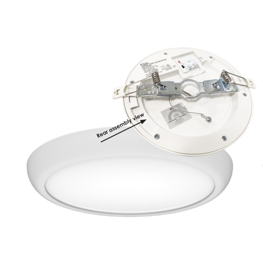 FRISBEE SL2104TC LED Oyster Multiple Wattage 8/12W TRI Colour IP44