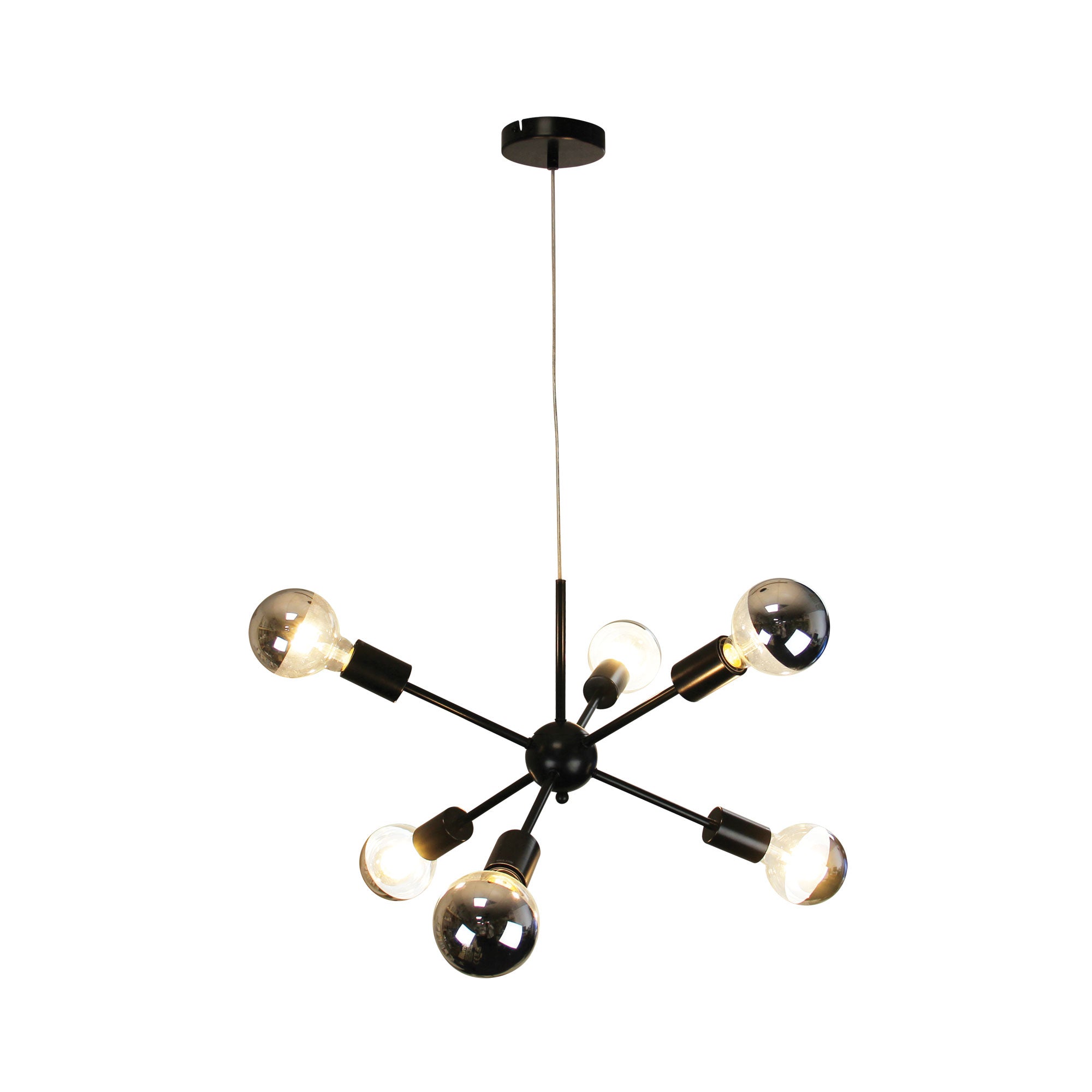 SPUTNIK.6 - 6-light Groovy Satellite Pendant
