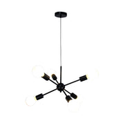SPUTNIK.6 - 6-light Groovy Satellite Pendant