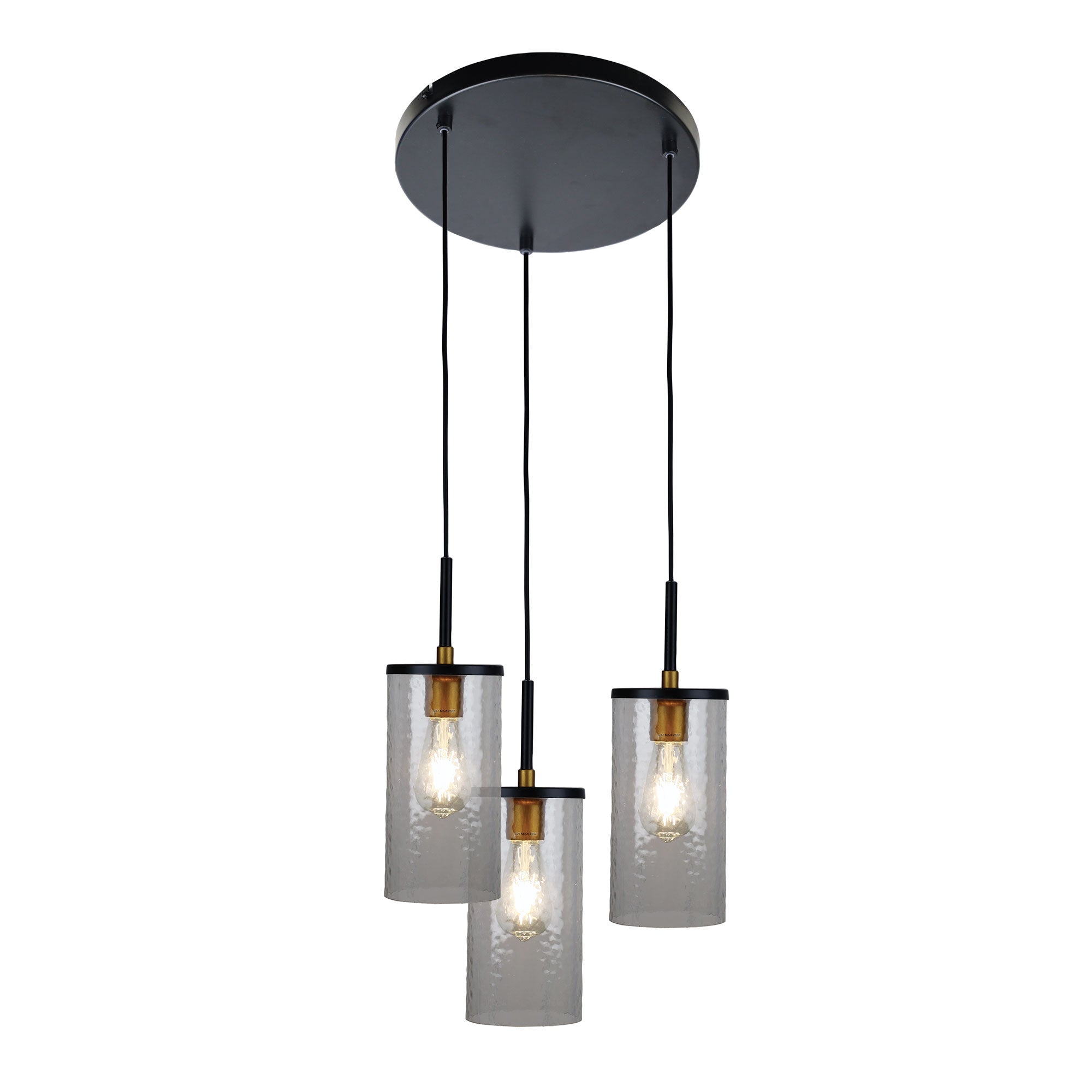 RAYMONT 3LT PENDANT - 3 Light Multi Drop Pendant