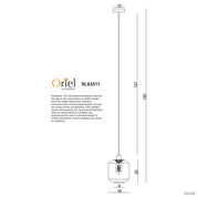 MARCONI.18 - Single Clear Glass Pendant