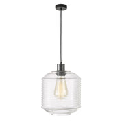 MARCONI.25 - Single Clear Glass Pendant