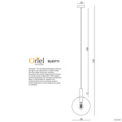 LEGARNO.25 - Single Clear Glass Pendant