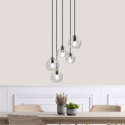 RENO.5 - 5 Light Clear Glass Pendant