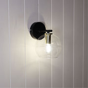 RENO WALL - Clear Glass Wall Light