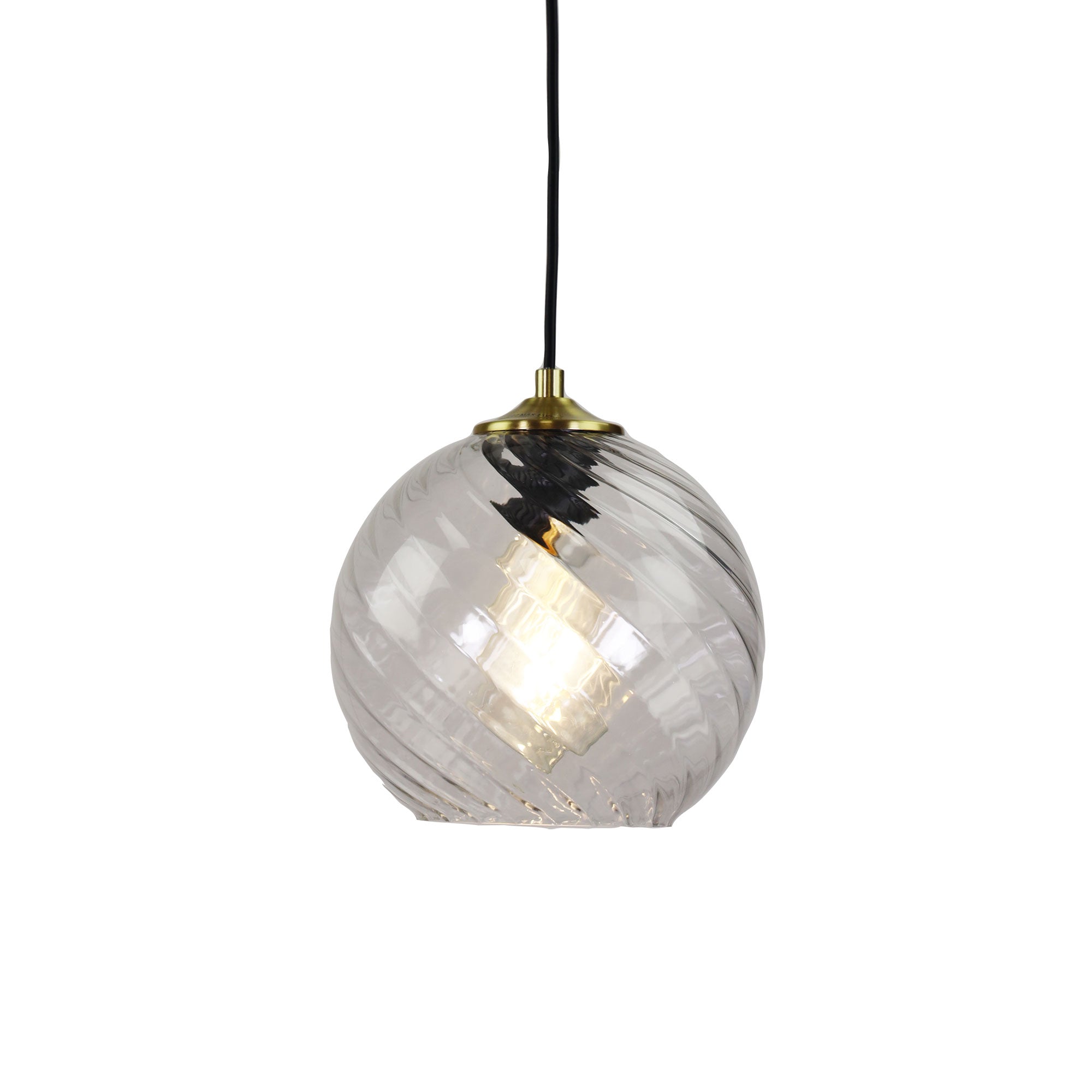 TWIST.20 - Single Clear Glass Pendant