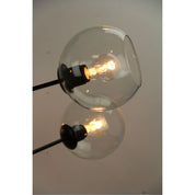 RIPLEY.6 - 6-Light Satellite Pendant Black