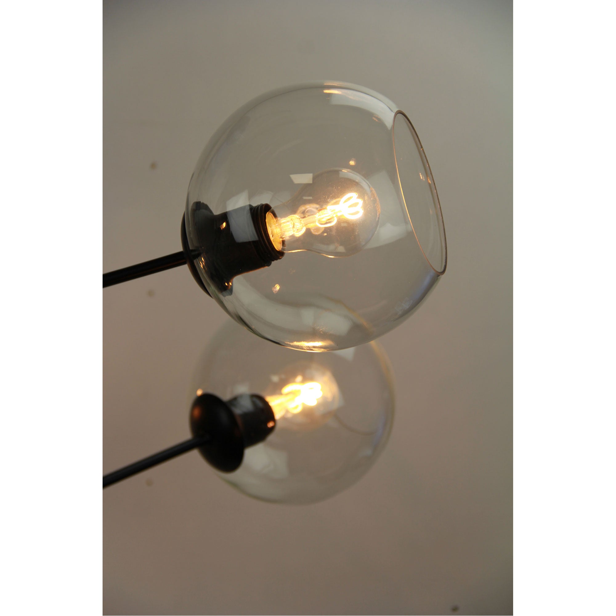 RIPLEY.6 - 6-Light Satellite Pendant Black