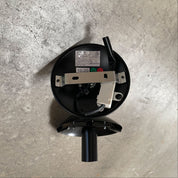 NEWTON WALL LIGHT BK - Black and Clear Glass Wall Light