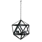 GEO 4 - Geometric 4-light Pendant Matt Black