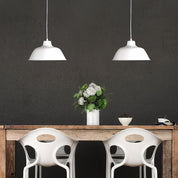 FORGE 300 - Retro Industrial Pendant White