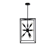 GEORGETOWN.35 - Designer Box Pendant with Exposed Globes