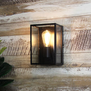 EATON WALL - Urban Retro Wall Light with Clear Glass
