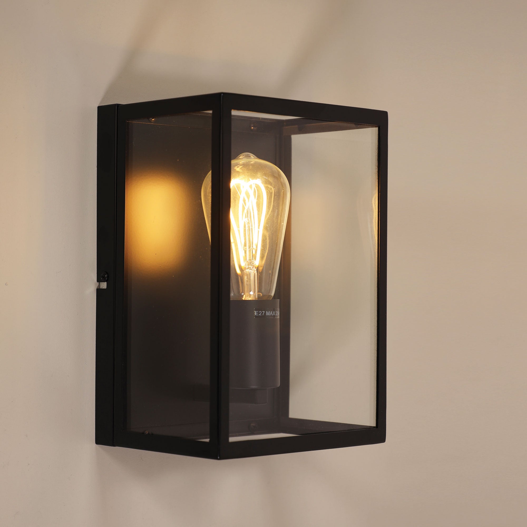 EATON WALL - Urban Retro Wall Light with Clear Glass