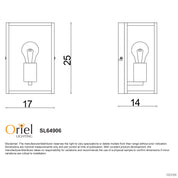 EATON WALL - Urban Retro Wall Light with Clear Glass