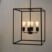 HAMPTON - 4 Light Classic Metal Pendant