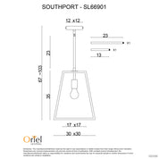 SOUTHPORT.30 - Single Urban Retro 30cm Pendant